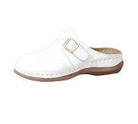 Genérico Cuñas Mujer Plataforma Sandalias Tacon Cómodas Sandalias de Verano de Talla Grande,Estilo Casual,Gruesas,Sin Cordones para Mujer - Pantuflas Talla Grande Cuñas Negras (White,40)