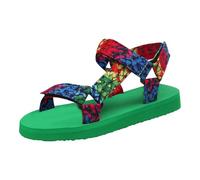 Genérico Cuñas Mujer Sandalias lataforma Bohemio Étnico Popular Playa Zapatos Verano Ligero Cómodo Transpirable esco Vacaciones (I, 38)
