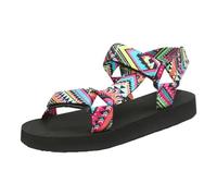 Genérico Cuñas Mujer Sandalias lataforma Bohemio Étnico Popular Playa Zapatos Verano Ligero Cómodo Transpirable esco Vacaciones (A, 37)
