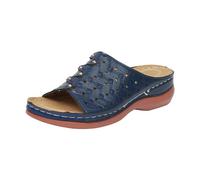 Genérico CuñAs Mujer Zapatos de mujer Sandalias de tacón cuña El uso un pie a la m da puede corregir las sandalias bohemias del rco CuñA (Blue, 40)