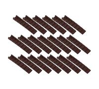 Genérico Cuñas Niveladoras de Muebles de Plástico Resistentes Antideslizantes para Armarios y Mesas, Ajustables, Marrón, Juego de 20 Unidades, Uso en Mejoras del Hogar