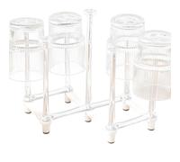 Genérico Cup Drying Rack 7-Position Reusable Foldable Retractable Stand
