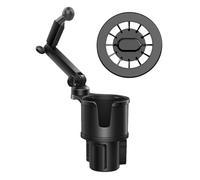 Genérico Cup Holder Phone Mount For Car | 2 In 1 Cell Phone Stand Cup Holder Expander | 360°Rotation Expand Çup Ĥolder, Magnetic Long Arm Drink H́Older Adapter For Most Phones