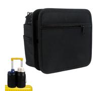 Genérico Cup Holder Suitcases, Travel Drink Carrier, 7.87x3.94x6.89inch Foldable Water Cup Bag, Portable Luggage Attachment for Travelers, Luggages Beverage Holder