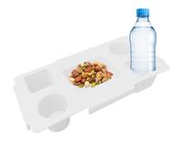 Genérico Cup Organizer Tray, Drinks Tray, 9.84x18.9x3.54 Inches Multifunctional Trays with EVA Material, Beverage Storage, Cup Organizer with Build, Travel Trays for Camping Beach Home Garden