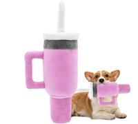 Genérico Cup Plush Dog Toy, Sturdy Chew Toy, Authentic Soft Squeaky Plush, Pet Bite Resistant, Fun Puppy Chewing Accessory for Care Stress Relief Training Play Indoor Outdoor