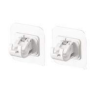 Genérico Curtain Bracket Crossbar Hook - Curtains Hanger Nail Free, No Drilling Glue Mount | Easy Install Wall Mount Hooks System For Bedroom Bathroom Kitchen Utility Room Curtain Hanging