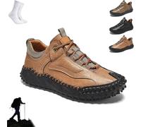 Genérico Cushygait Boots for Men, Cushygait Boots Vintage Leather Hiking Shoes, Supportive Orthopedic Work Boot (brown,45)