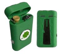 Genérico Custodia Organizer tascabile per attrezzi da Golf 7 in 1 con coperchio magnetico-Lucky 4 quadrifogli, custodia Organizer portatile per accessori da Golf per marcatori di tee e pulitore (1pc)