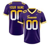 Genérico Customizable Team Jersey Personalized and Number Athletic Short Sleeve Shirt for Sports Fans and Teams