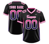 Genérico Customizable Team Sports Jersey with Personalized and Number Athletic Fit Short Sleeve Top for Adults Youth