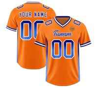 Genérico Customizable Team Sports Jersey with Personalized and Number Athletic Fit Short Sleeve Top for Adults Youth