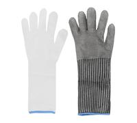 Genérico Cut Resistant Gloves, Kitchen Safety, 33,5 x 11 x 1 cm, 13,19 x 4,33 x 0,39 pulgadas Stainless Steel Mesh, Anti -Slip Protective Layer, Food-Grade Material, for Butchering Cooking Slicing