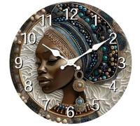 Genérico Cute Animal Clock for Living Room Bedroom Bar Office Library Kitchen (Style C, 10inch/25cm)