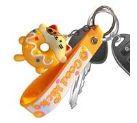 Genérico Cute Animal Keyring, Donut Bag Charm, Mini Pendant Ornament, Decorative Keychain Accessory Stylish Bag Decoration for Adults Men Student Luggage Wallet Handbag Travel Office School Use