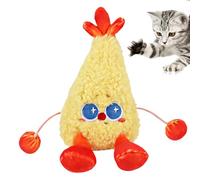 Genérico Cute Bag Charm, Interactive Fried Food Toy, Cute Kitten Enrichment Toy, Plush Pet with Texture Design, Playtime Accessory with Fun Character Style, Activity for Apartment Home Office Shelter