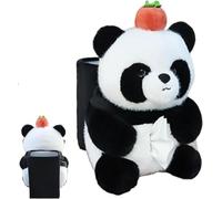 Genérico Cute Bear Tissue Holder and Trash Can, 2 in 1 Car Tissue Box and Trash Can, Multifunctional Animal Paper Box for Car and Home
