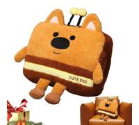 Genérico Cute Bee Dog Plush | Bee Puppy Plush Toy | Adorable Plush Dog Doll | Soft Stuffed Animal Toy | Bee Dog Plush Pillow Soft and Cuddly Short Plush For Snuggling Up To During Lonely Times