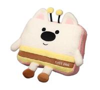 Genérico Cute Bee Dog Plush | Bee Puppy Plush Toy | Adorable Plush Dog Doll | Soft Stuffed Animal Toy | Bee Dog Plush Pillow Soft and Cuddly Short Plush For Snuggling Up To During Lonely Times