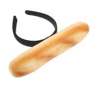 Genérico Cute Bread Hairband - Simulation Sandwich Headband, Comfortable Food Cosplay Headdress for Carnival Gown Themed Party Performance Birthday School Costume Fun Accessory