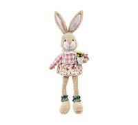 Genérico Cute Bunny Plush - 320g Rustic Soft Doll Spring Decor | Easter Long-Legged Bunny Plush Doll | For Home Bedroom Living Room Desk Shelf Apartment Office Farmhouse Holiday Party