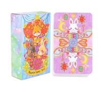 Genérico Cute Bunny Tarot, Beginner Reading Cards, Tarots Deck with 78 Card Set, Fortune Cards with Daily Meditation, Divination Card Game, Bunny Tarot for Reading Beginner Gathering Party Fun Use