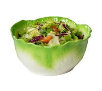 Genérico Cute Cabbage Shaped Ceramic Bowls with Rabbit Handle,Cabbage Rabbit Salad Bowl,Cartoon Hand-Painted Easter Bunny Bowls for Snacks Desserts and Everyday Dining