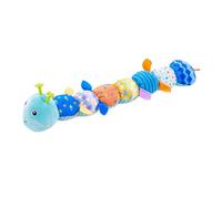 Genérico Cute Calming Plush Doll, 54x11cm 170g Caterpillar-Shaped Sensory Chew Toy for Travel, Nursery, Crib, Bedroom, Stroller, Play, Relaxation