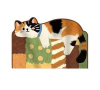 Genérico Cute Cat Bathroom Mat - Non Slip Diatomite Bath Rug 40 X 60cm