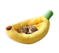Genérico Cute Cat Bed - Pet Banana Shaped Washable Napping Nest