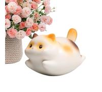 Generico Cute Cat Figurines, Compact Rocking Toys, 2.76 Inches Animal Figurines with Abs Build, Decorative Desk Accessories, Cat Toy with Fun Design, Home Decor for Bedroom Office