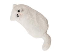 Genérico Cute Cat Pencil Case, Plush Stationery Organizer, Soft Plush Material with Adorable Design, Compact Pencils Bag with Zipper Closure, Aesthetic School Accessory for Teen Girls Boys