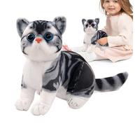 Genérico Cute Cat Plush, Soft Kitten Plush Toy, 10.24 Inches, Adorable Stuffed Kitty, Comfortable Goodie Bag Stuffer, Cute Floppy Collectors for Kids