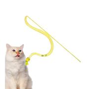 Genérico Cute Cat Toy - Squeaky Toy, Teaser Stick with Snake Shape, Interactive Design, Pet Accessory, Cat Wand for Kitten Indoor Play Boredom Exercise Entertainment at Home Living Room Bedroom