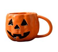 Genérico Cute Ceramic Halloween Coffee Mug - Non Slip Pumpkin Water Cup