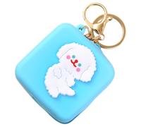 Genérico Cute Coin Wallet Keychain - Small Multipurpose Coin Pouch with Metal Key Ring | Compact Purse for, Cards, and Keys, Adorable Design for Women and Teens
