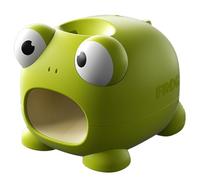 Genérico Cute Frog-Shaped Electric Sunflower Seed Sheller with Auto-Sensing | 3.9x4.3x3.6 Inch Automatic Nut Remover | Smart Desktop Opener For Healthy Snacking | Fun Novelty Gift For Seed Lovers