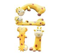Genérico Cute Giraffe Ornament Set 4-Pack | Drip Glue, 10-14g Each | Funny Desktop Screen Decorations | For Car Dashboard Rearview Mirror, Computer Monitor Shelf