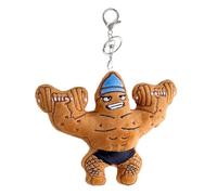 Genérico Cute Keychain - 3D Color Printing Muscle Charm | Funny Figure Key Ring with Sculpted Body Detail, Bag Accessory with Clip for Backpack, Purse, Zipper, Party Decoration Collectible