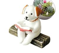 Genérico Cute Mini Animal Figures, Waterproof Aquarium Ornament Set, Small Resin Pet Tank Decorations with Detailed Design, Creative Habitat Decor Pieces for Fish Tanks, Reptile Terrarium Aquatic Use