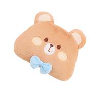 Genérico Cute Neck Rest for Car, Plush Cute Lumbar Support Pillow, Plush Bear Shape Waist Cushion, Cute Headrest Pillows for Car Front Seat, Comfortable Neck and Waist Support for Driving