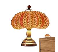 Genérico Cute Night liģht - Night liģht | With Wooden Base USB Cable Epoxy Resin Marine Statue Decoration Multicoloured LED Nights Lamp For Living Room Bedroom Children's Room