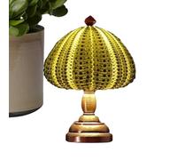 Genérico Cute Night liģht - Night liģht | With Wooden Base USB Cable Epoxy Resin Marine Statue Decoration Multicoloured LED Nights Lamp For Living Room Bedroom Children's Room