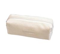 Genérico Cute Pencil Case Aesthetic, Corduroy Pencil Pouch Cosmetic Bag Stationery Organizer for Student Kids Teen