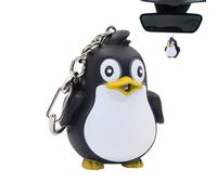 Genérico Cute Penguin Keychain - 1.85 Inch Bag Charm,penguin Keychain Car Keys Pendant,| Glowing Eyes Sound Toy - Fun Bag Car Accessory with Button Activated Penguins Sounds for Kids Adults