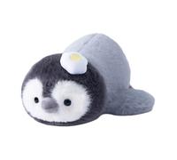 Genérico Cute Penguin Plush - Hugging Animal Toy for Boys Girls with Soft Filling | Lightweight Fabric with Adorable Design, Lying Penguin Pillow for Car Sofa Nursery Birthday Gift