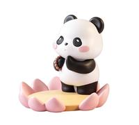 Genérico Cute Phone Stand | Panda Resin Animal Table Decoration Figures