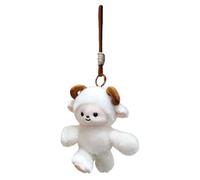 Genérico Cute Running Sheep Plush Keychain | Soft Shaking Walking Lamb Doll Toy | Kawaii Plush Backpack Charm | Stuffed Animal Hanging Pendant Gift For Kids & Daily Bag Decoration