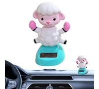 Genérico Cute Sheep Solar Dancing Figure Shaking Collectible Toy for Desk