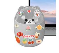 Genérico Cute Small Trash Can - Smalls Dustbin For Bathroom | Bear Waste Bin With Lid | Detachable Small Desk Trash Can | For Dorm Car Workshop Laundry Kitchen Bedroom Home Dressing Table